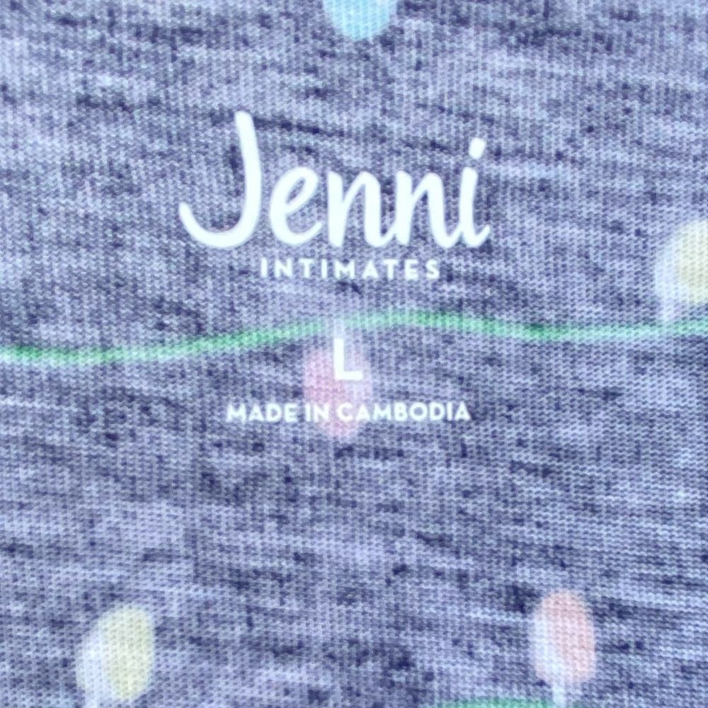 Jenni Christmas Lights Sz L Sleepwear NWT - Picture 11 of 13
